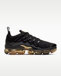 Vapormax plus Black Gold running shoes